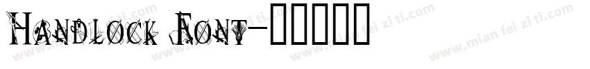 Handlock Font字体转换